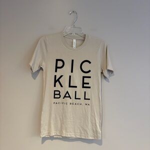 Bella Canvas Light Gray Crew Neck Pickle Ball T-Shirt